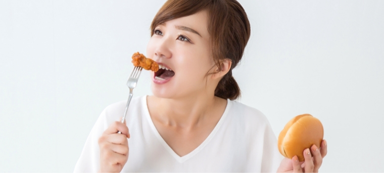 栄養バランスの乱れ